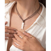 Bali Handmade Bone Necklace